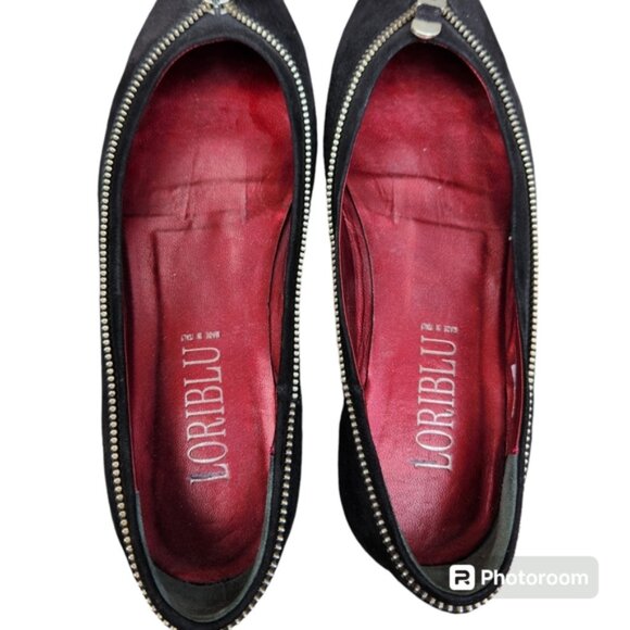 Loriblu ballet flats Slip-on Size 37 EU black suede - Picture 4 of 7